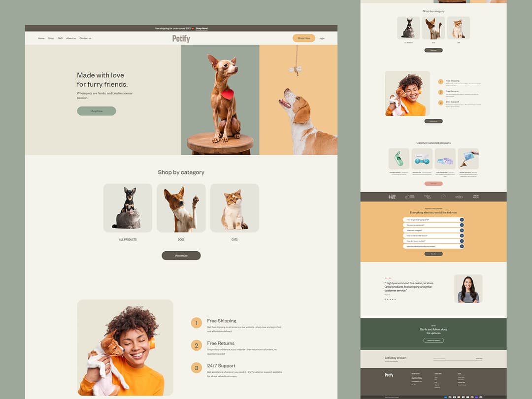 Petify: 8 days to a live pet store